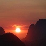 How is the sunset at Sugar Loaf in Rio de Janeiro, Brazil