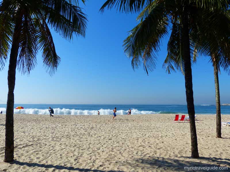 Copacabana Beach touristy neighborhood Rio de Janeiro