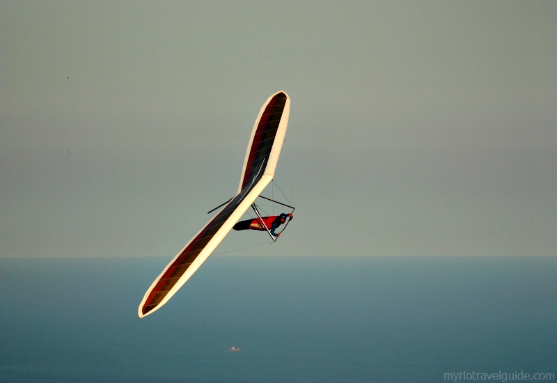 Hangliding over Rio de Janeiro