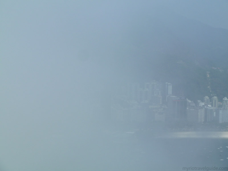 No visibility from Sugar Loaf