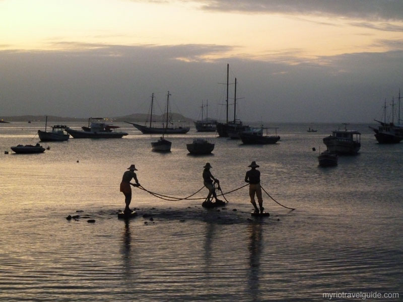 View from Armacao Beach in Buzios