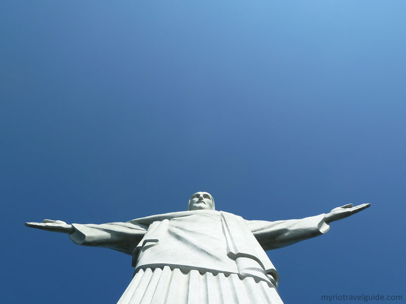 beautiful christ redeemer statue monument brazil