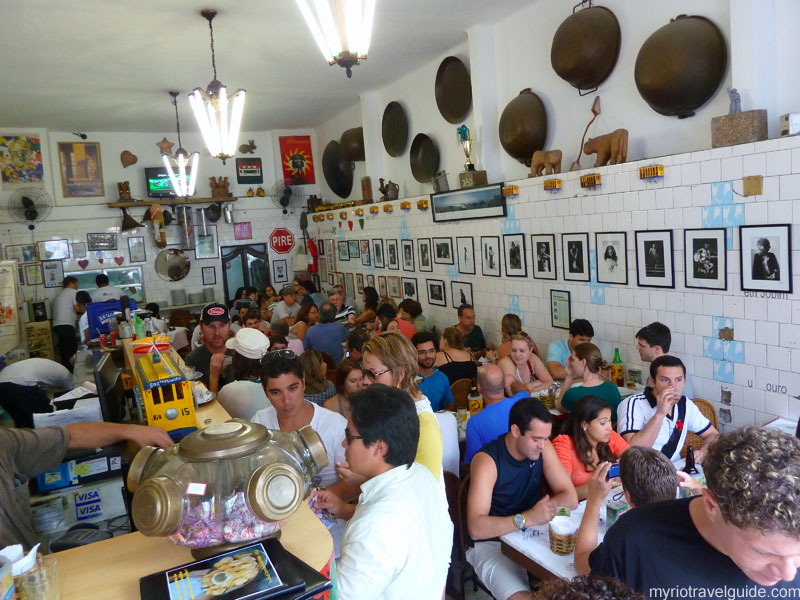 local restaurant busy rio de janeiro Brazil
