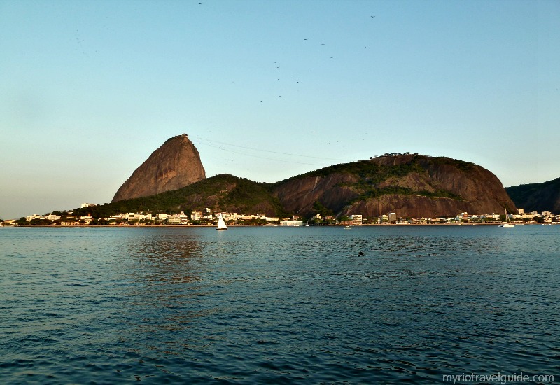 Sugar Loaf seen from flamengo in Rio de Janeiro