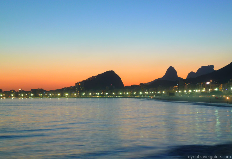 Copacabana at twilight 