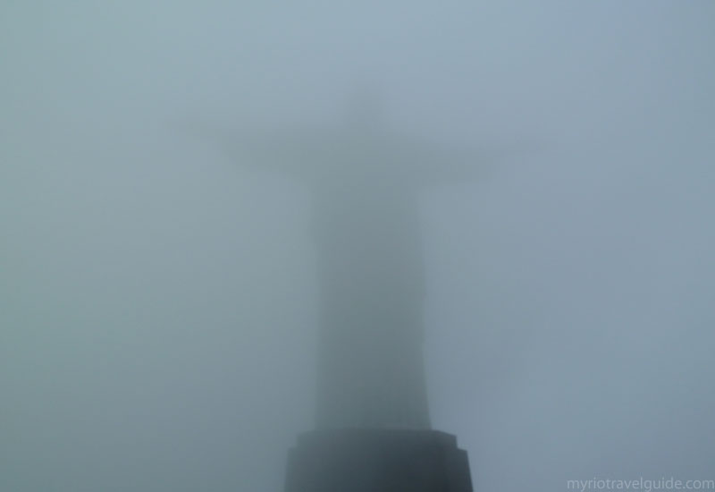 Christ the Redeemer Statue in the cloud